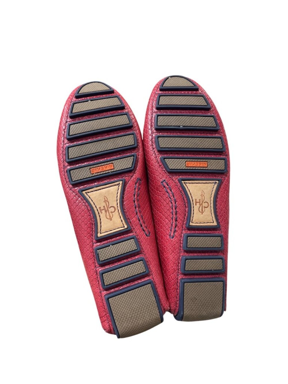 Cole Haan womens red suede leather slip preppy dress loafers sz 8.5B SKU 10-908 - Picture 4 of 16